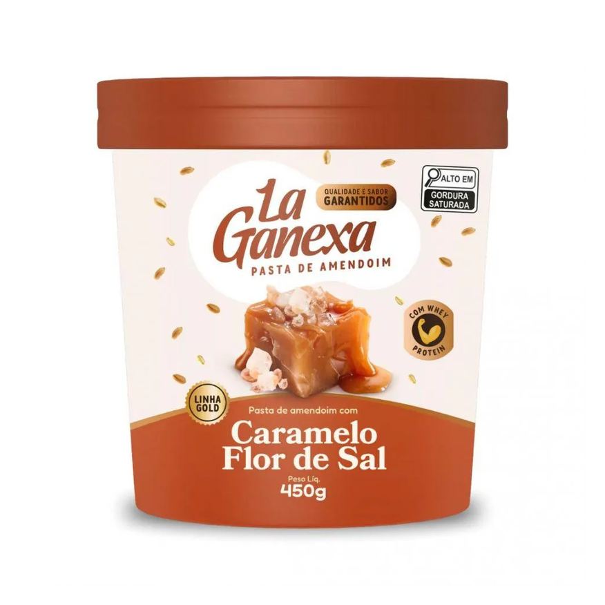 Amend Pasta de Amendoim Integral Gourmet (450g) – Sabor: Caramelo e Flor de Sal (com Whey Protein)