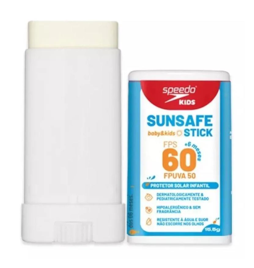 Solar Protetor Speedo Infantil Sunsafe Stick Baby & Kids Fps60 Fpuva50 15,5g – Pink Cheeks