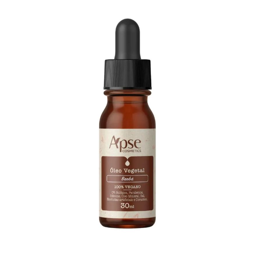 Vegetal Óleo de Baobá Vegano Nutritivo sem Sulfato Apse 30ml