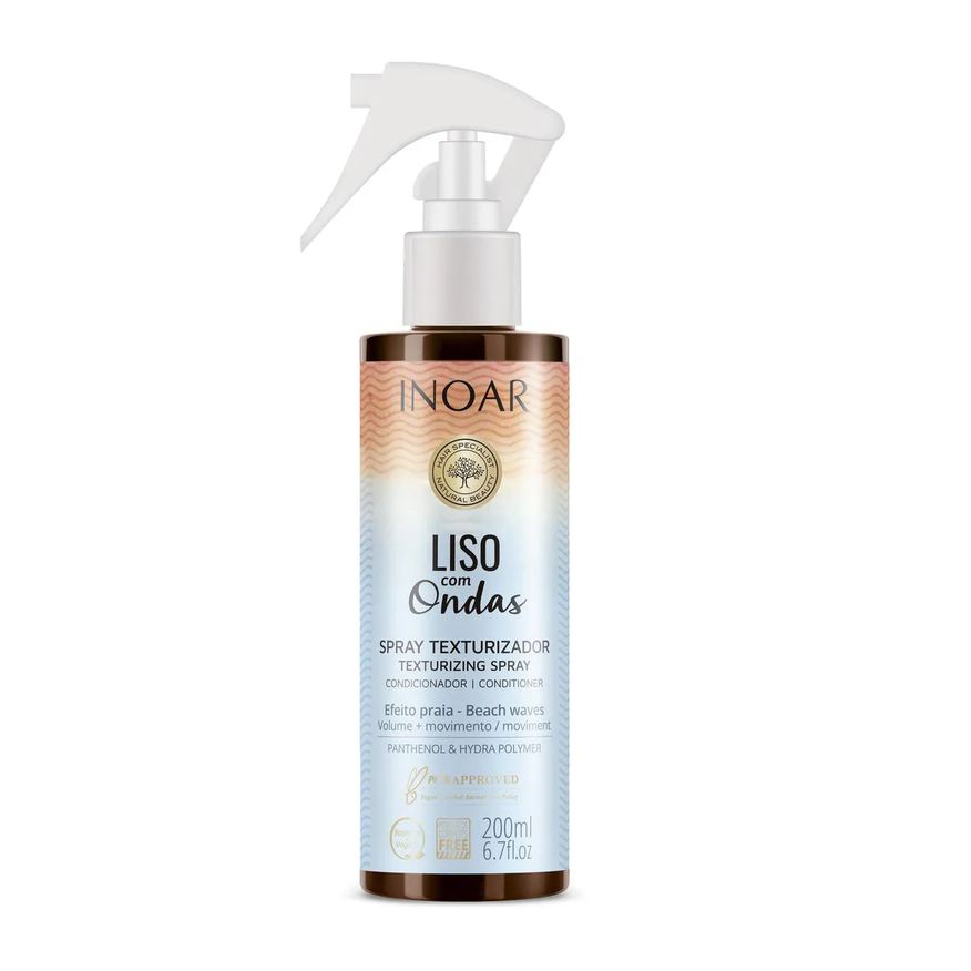 Inoar Spray Texturizador Cabelo Ondulado Liso com Ondas 200ml