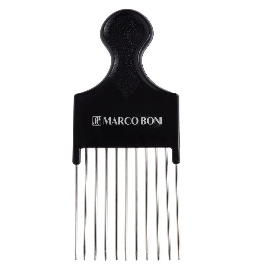 Marco Boni Pente Garfo para Cabelos Afro com Dentes em Metal