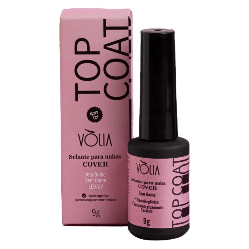 Vòlia Selante para Unhas em Gel Top Coat Cover 9g Volia