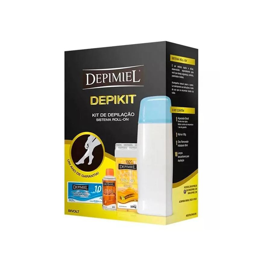 DEPIMIEL KIT PARA DEPILAçãO ROLL ON BIVOLT