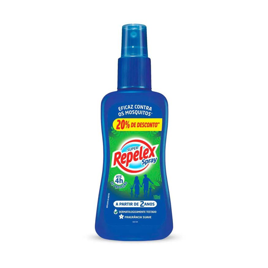 Repelex Repelente Super Spray 100ml com 20% de desconto