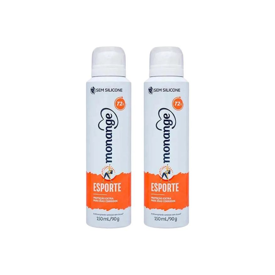Monange Desodorante Aero 150ml Esporte - Kit C/2un