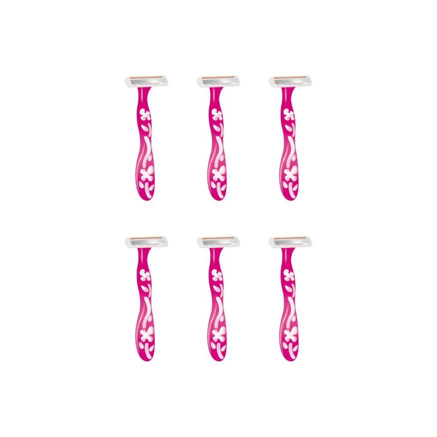 Bic Aparelho de Barbear Soleil Rosa-Kit C/6un
