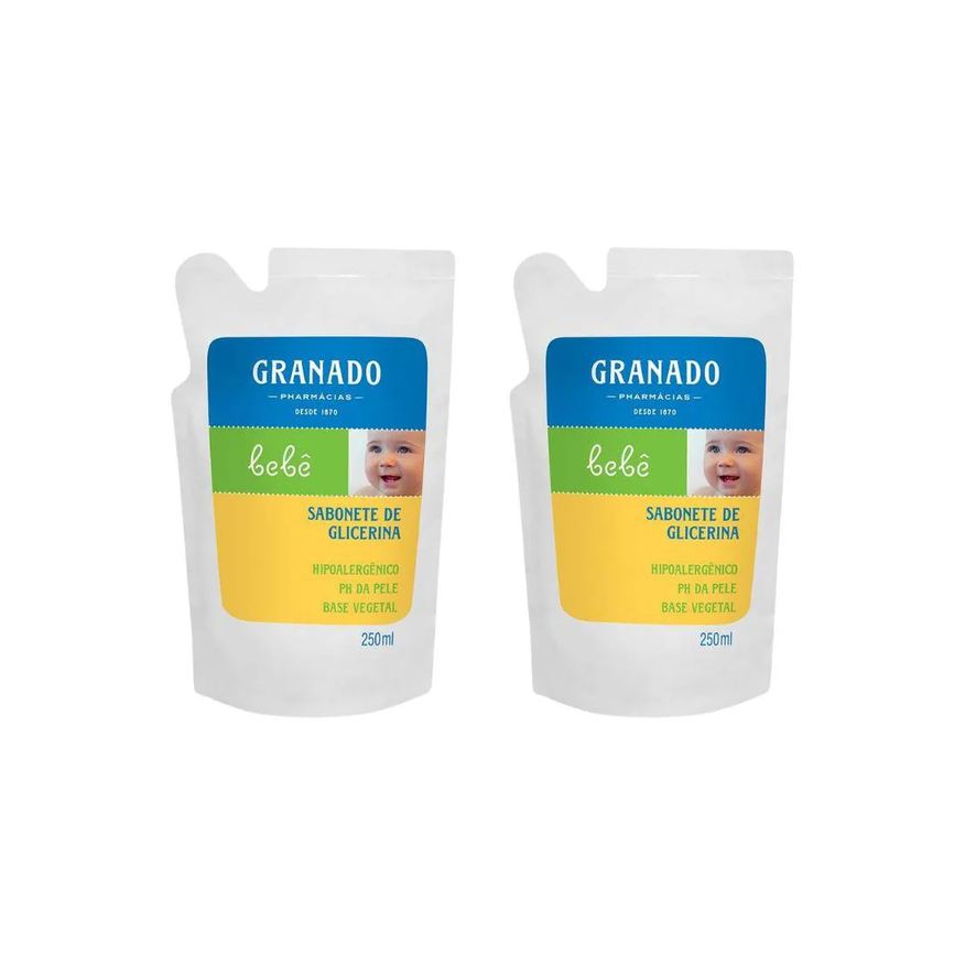 Granado Sabonete Liquido Baby Ref 250ml Glic Trad-Kit C/2un