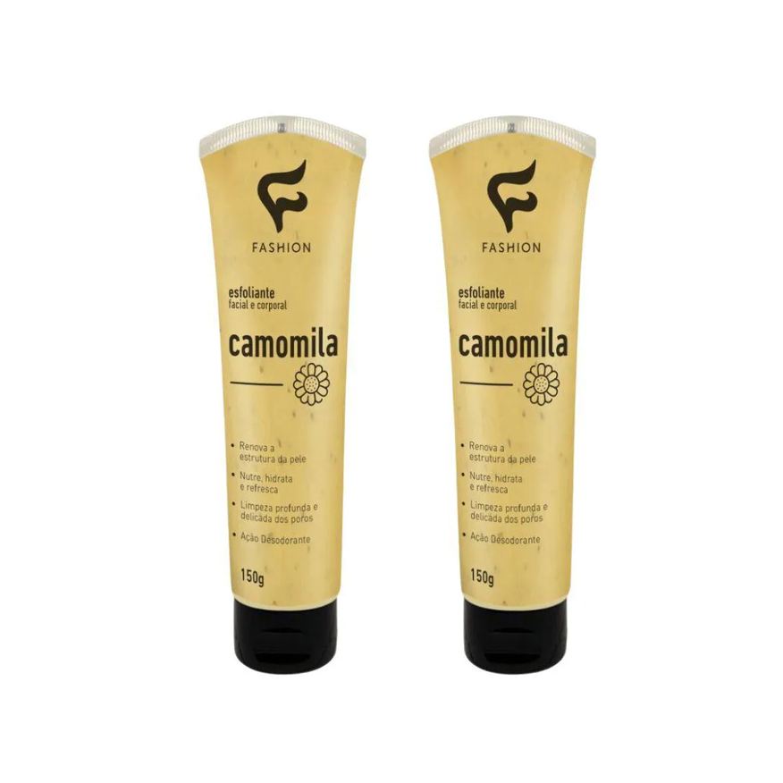 Fashion Esfoliante Facial e Corporal 150g Camomila - 2un