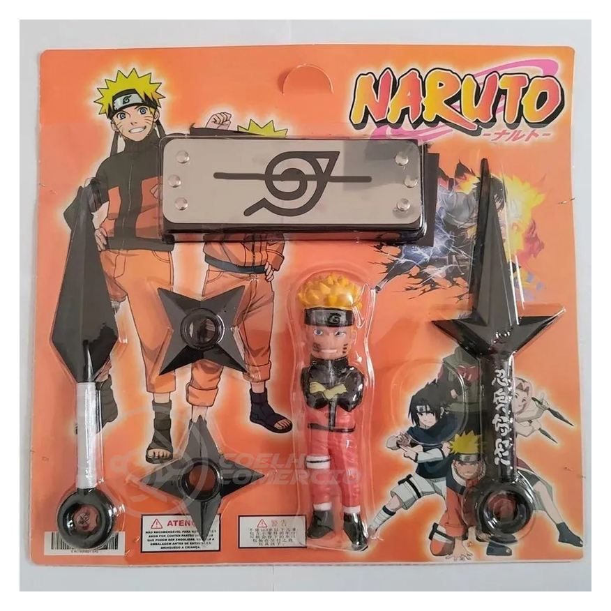 Smart Bandana Vermelha Aldeia Da Folha - Sakura Metal Cravado