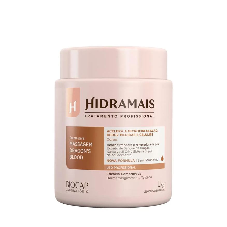 Hidramais Creme Para Massagem Dragon´s Blood 1kg