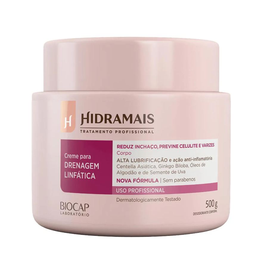 Hidramais Creme Para Drenagem Linfática 500g