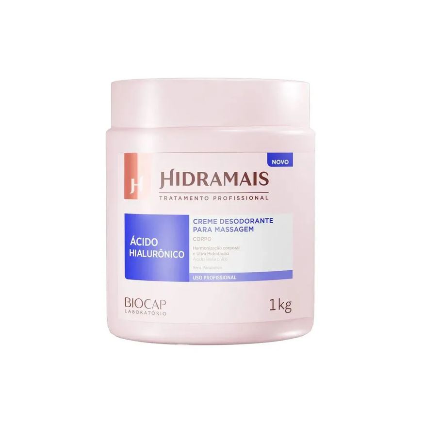 Hidramais Creme Desodorante para Massagem Ácido Hialurônico 1kg