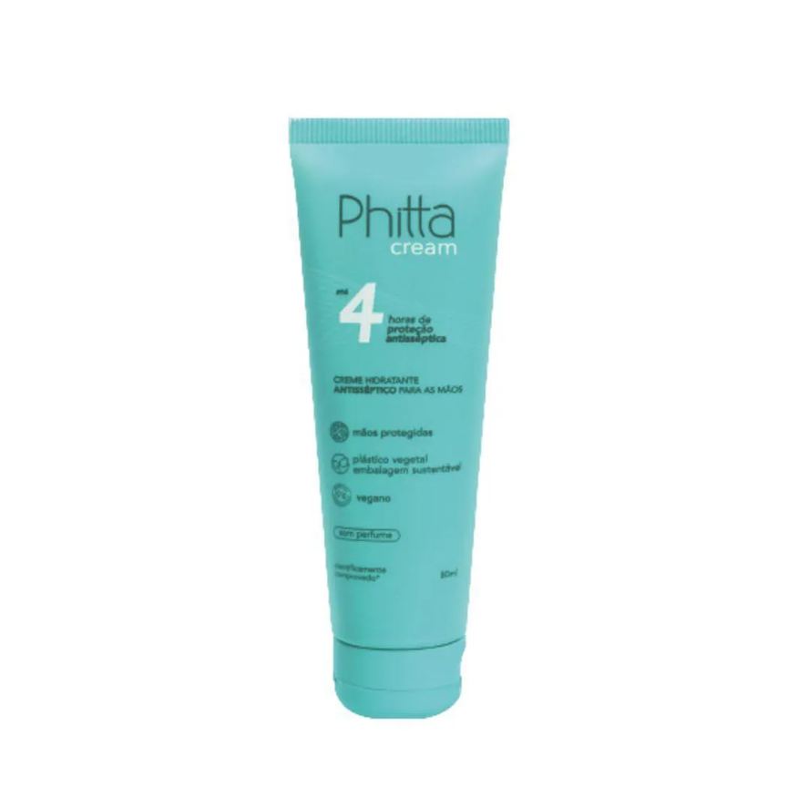 Phitta Cream Creme Hidratante Antisséptico Para as Mãos 80ml