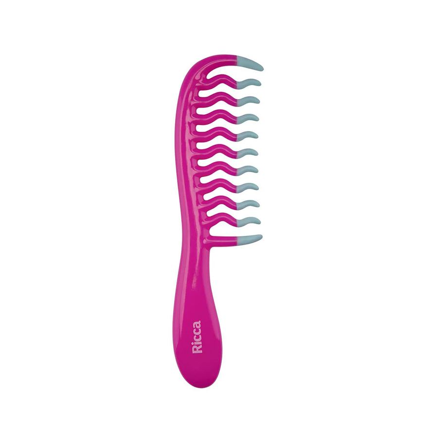 Ricca Pente Cachos & Ondas Pink