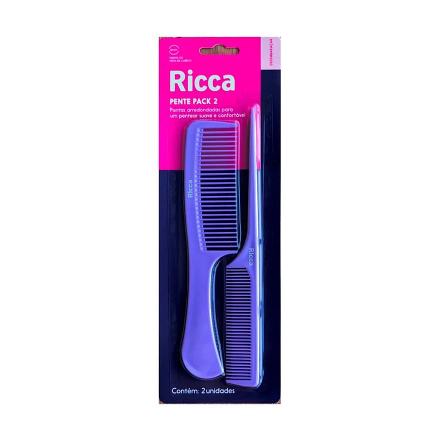 Ricca Pente Basic Pack 2 unidades