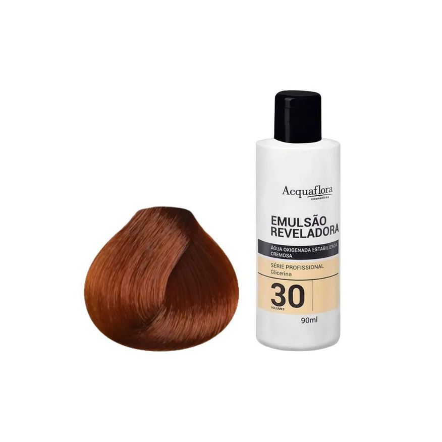 Acquaflora Kit Coloração Permanente 8.4+Água Oxigenad 30vol