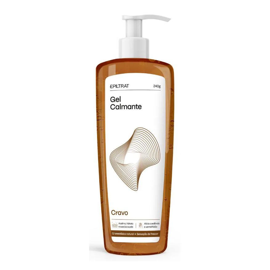 Calmante Gel Pós Depilação Corpo E Rosto Cravo Labotrat 240g