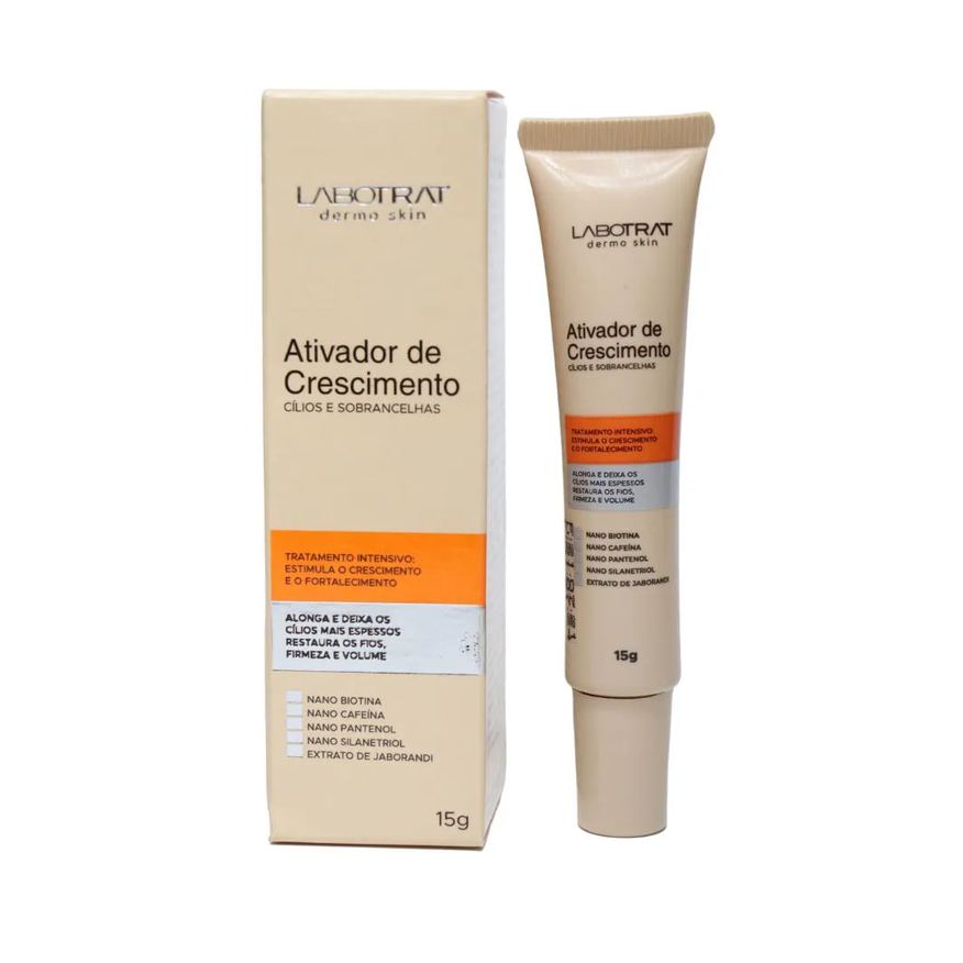 Crescimento Ativador Alonga Sobrancelhas Cílios Labotrat 15g