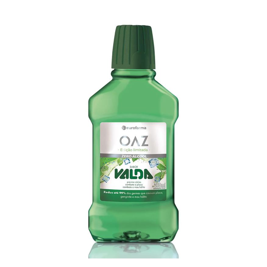 OAZ Enxaguante Bucal Valda Sem Álcool 250ml