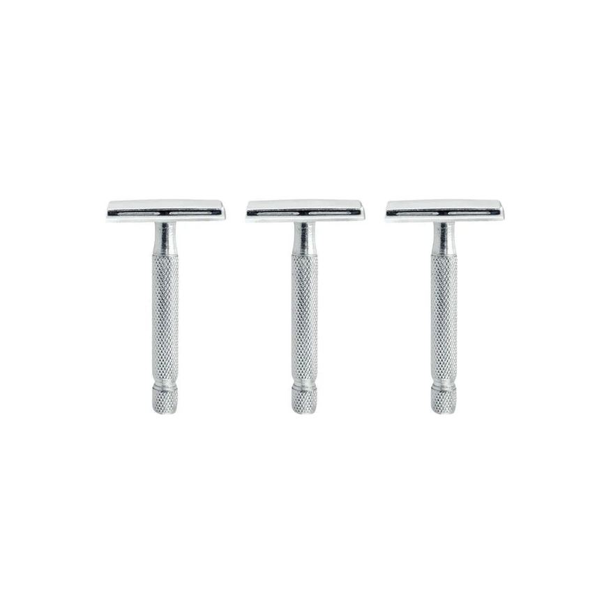 Mundial Aparelho de Barbear Metal Flex Ref Bc-130 - Kit C/ 3un