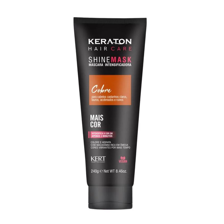 Kert Máscara Intensificadora Keraton Shine Mask Cobre 240g