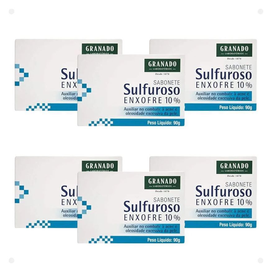 Granado Kit Sabonete Sulforoso 90g com 6