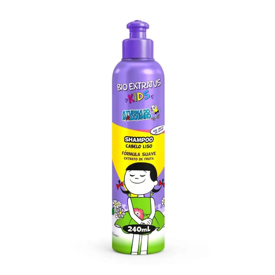 Bio Extratus Shampoo Kids Cabelos Lisos Maluquinho 240ml