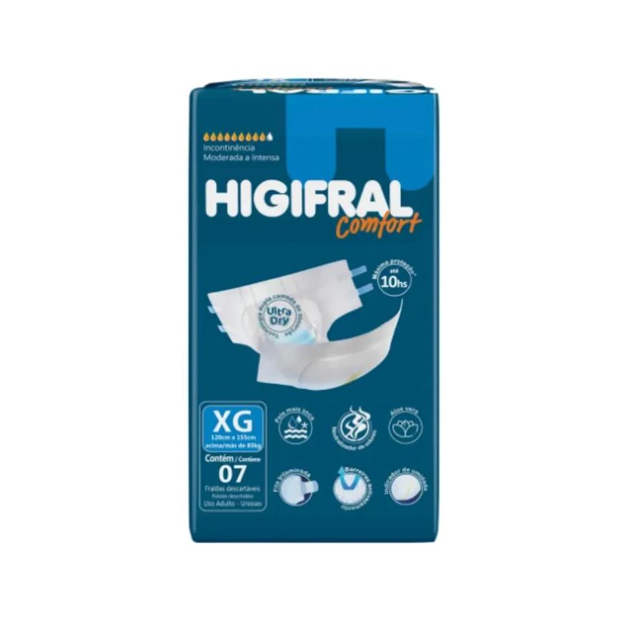 Eurofral Fralda Geriátrica Adulto Comfort Tam Xg C07 Und – Higifral
