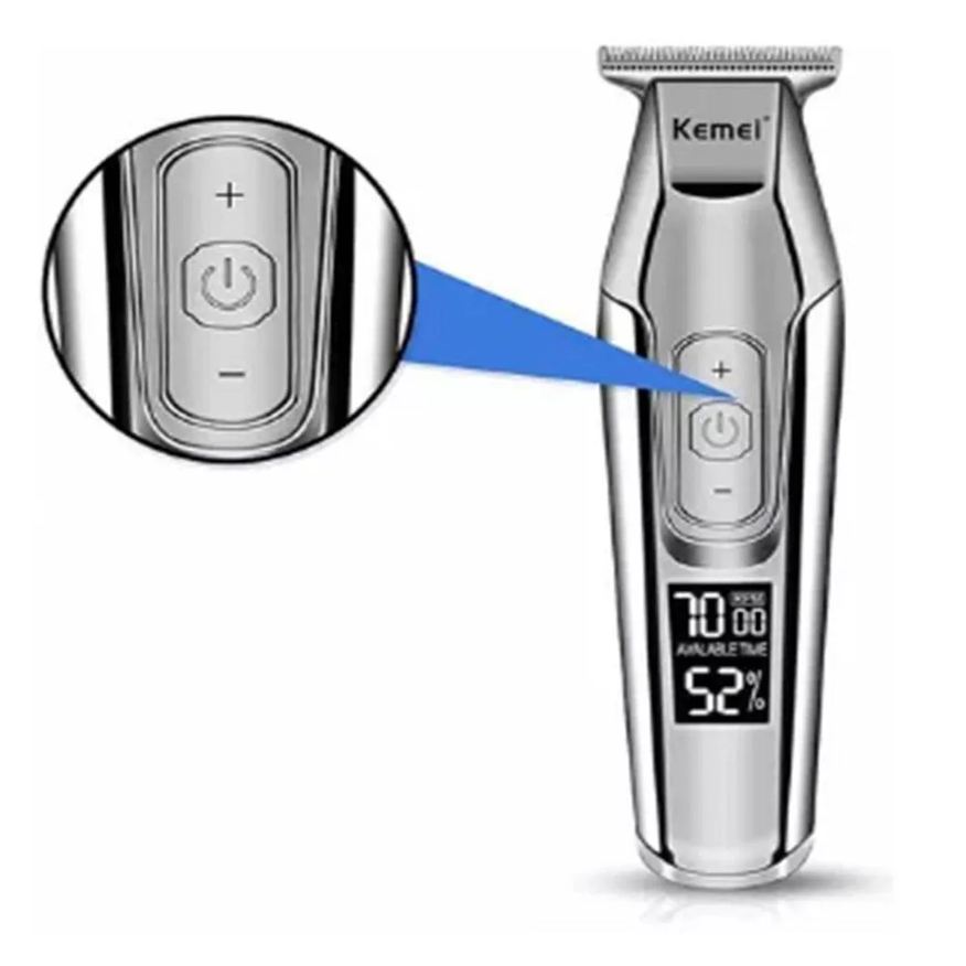 Cabelo Cortador Aparador Elétrico Digital Cortar Barba