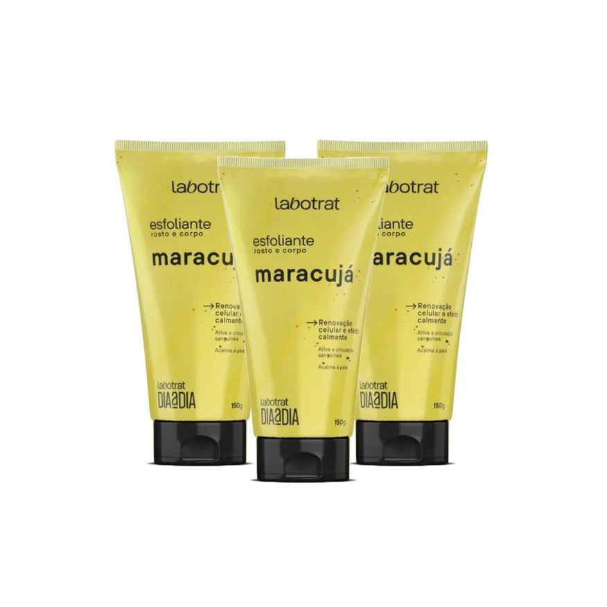 Labotrat Kit Esfoliante Facial e Corporal Maracuja 150g (03 Unidades)