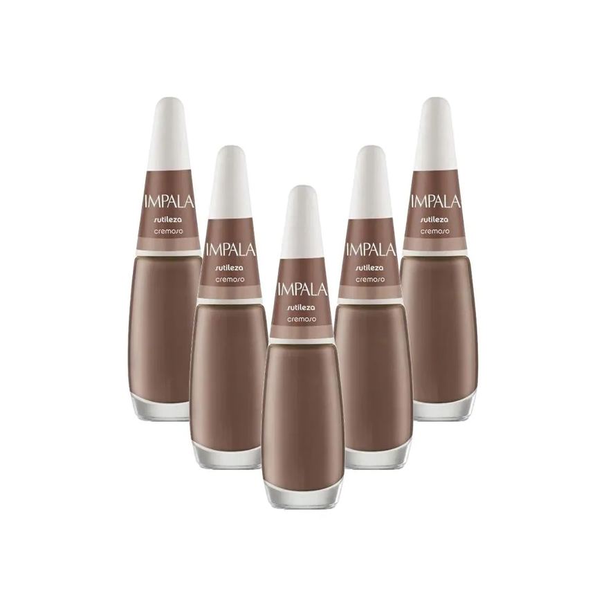 Impala Kit Esmaltes Cremoso Sutileza (5 Unidades)
