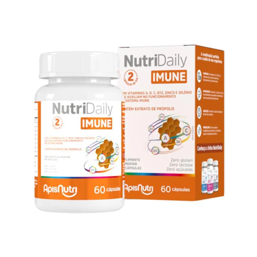 Apisnutri NutriDaily IMUNE 60 Cápsulas