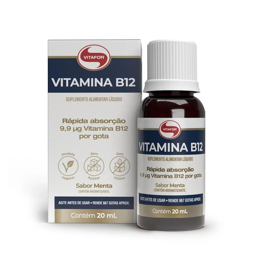 Vitafor Vitamina B12 Menta Gotas 20ml