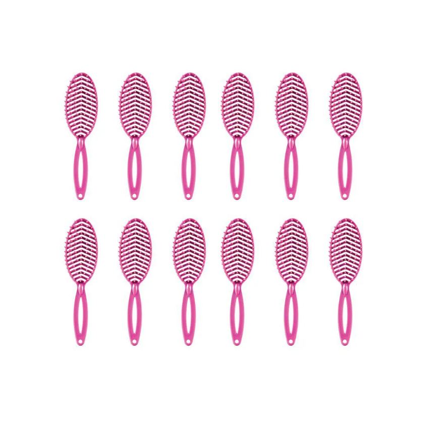 Darma Escova de Cabelo 302 Rigida Oval Desemb - Kit C/ 12un