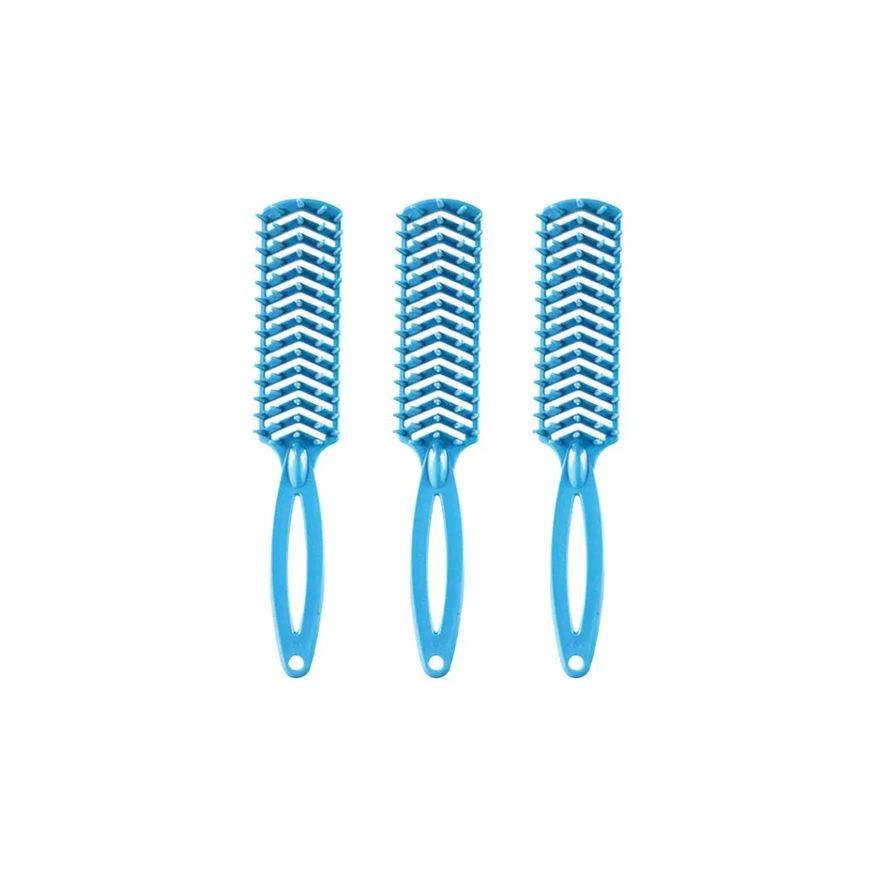 Darma Escova de Cabelo 303 Rigida Reta Desembaraçadora - 3un