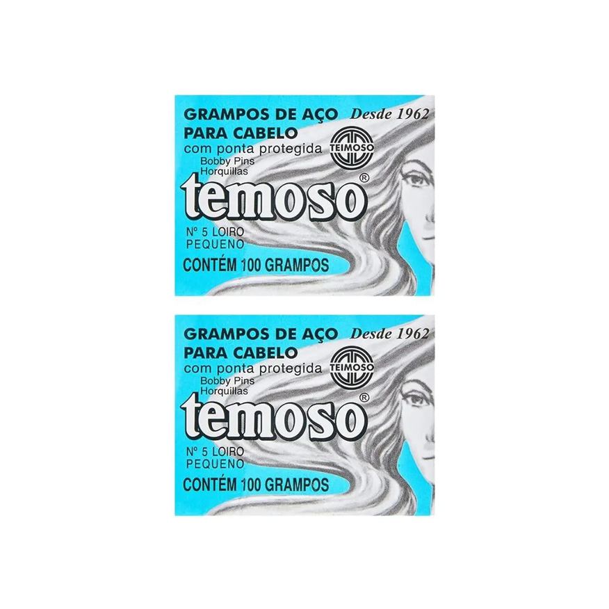Teimoso Grampo N 5 Com 100un Louro - Kit C/ 2un