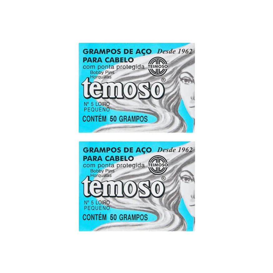 Teimoso Grampo N 5 Com 50un Louro - Kit C/ 2un