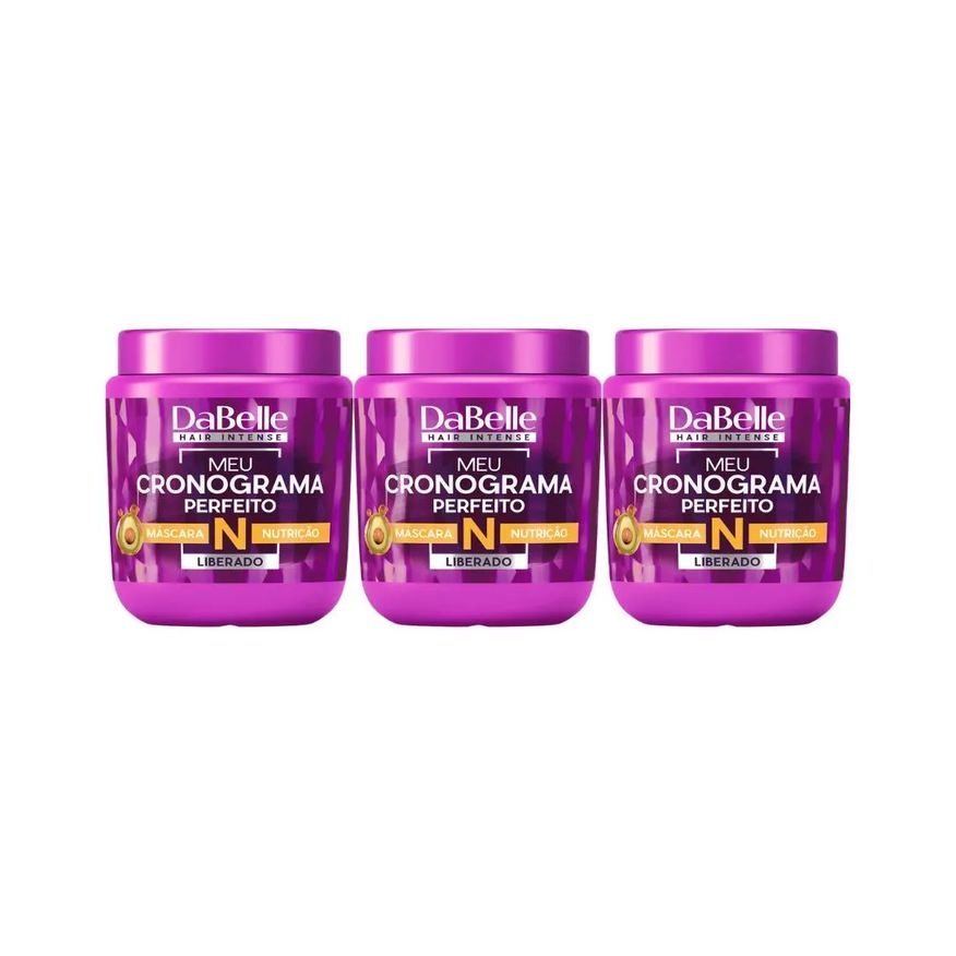 Dabelle Mascara 400g Meu Crono Nutrição-Kit C/3un