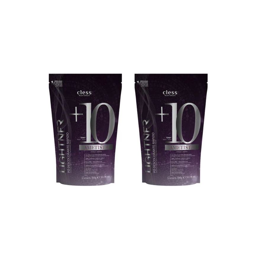 Lightner Po Descolorante Ametista 300g - Kit C/ 2un