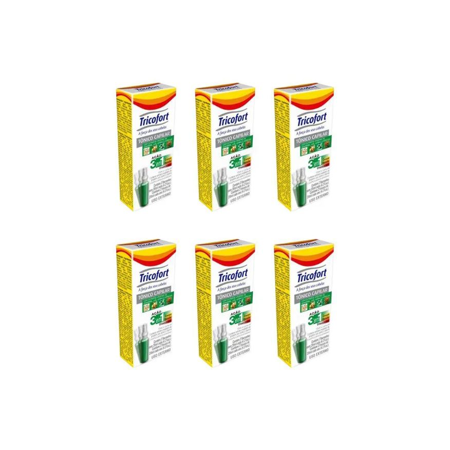 Tricofort Tonico Capilar Com 2un - Kit C/ 6un