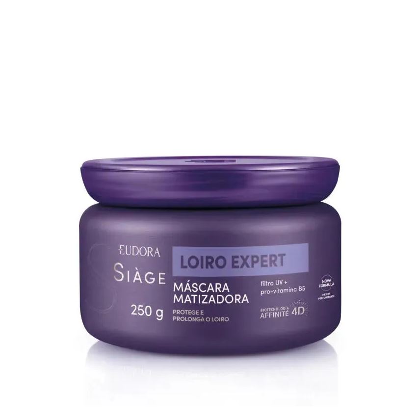 Eudora Máscara Capilar Matizadora Loiro Expert Siàge 250g