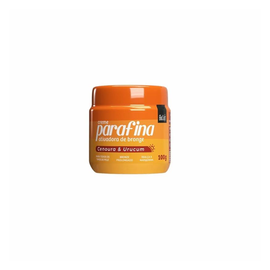 Bio Soft Parafina Ativadora Acelerador de Bronzeamento Cenoura Urucum