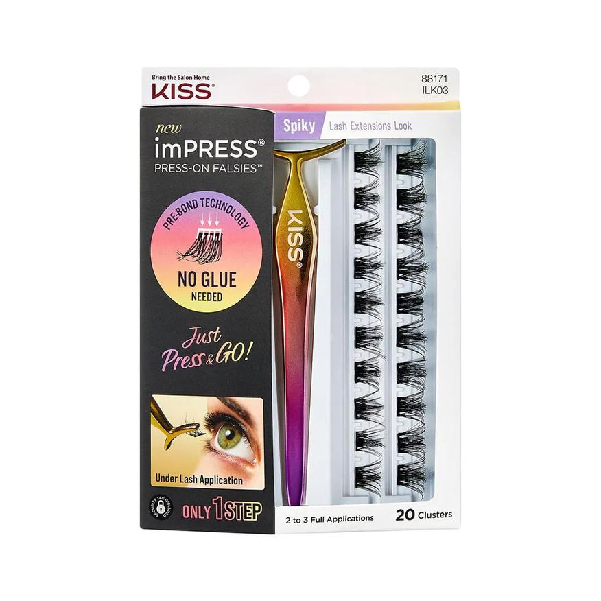 Kiss New York Cílios Postiços ImPRESS Press-on Falsies Spiky - Impress Spiky