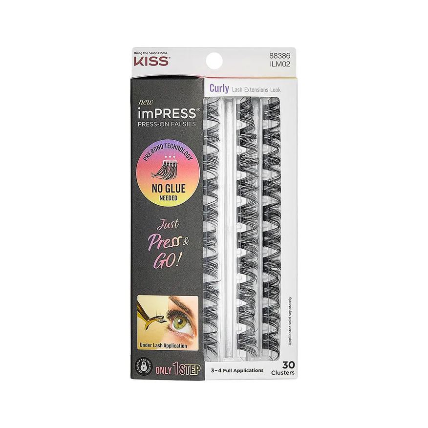 Kiss New York Cílios Postiços ImPRESS Press-on Falsies Curly - Impress Curly