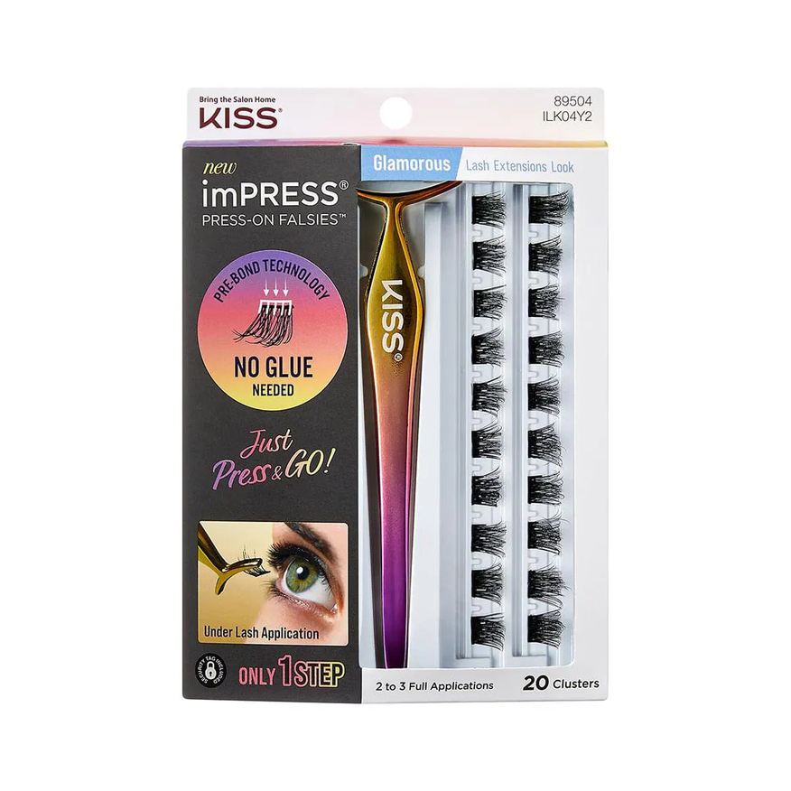 Kiss New York Cílios Postiços ImPRESS Press-on Falsies Glamorous - Impress Glamorous