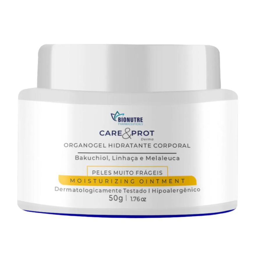 Bionutre Pharmaceuticals Organogel Hidratante Corporal 50g Care&Prot Derma Peles Muito Frágeis - PSORÍASE