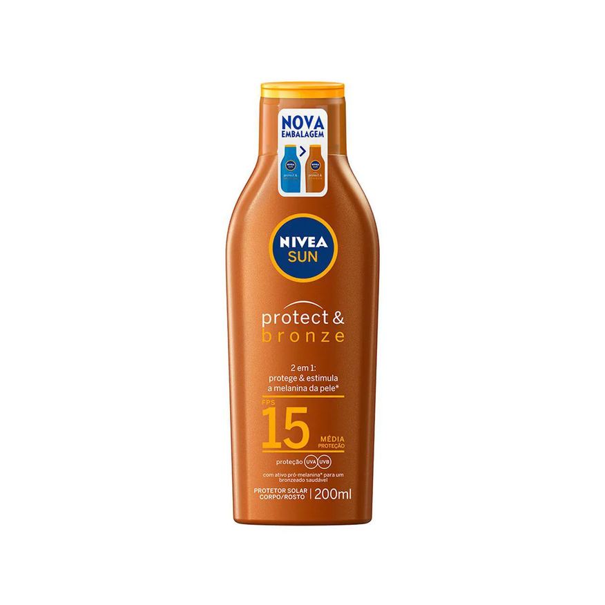 Nivea Protetor Solar FPS15 Sun Protect & Bronze 200ml