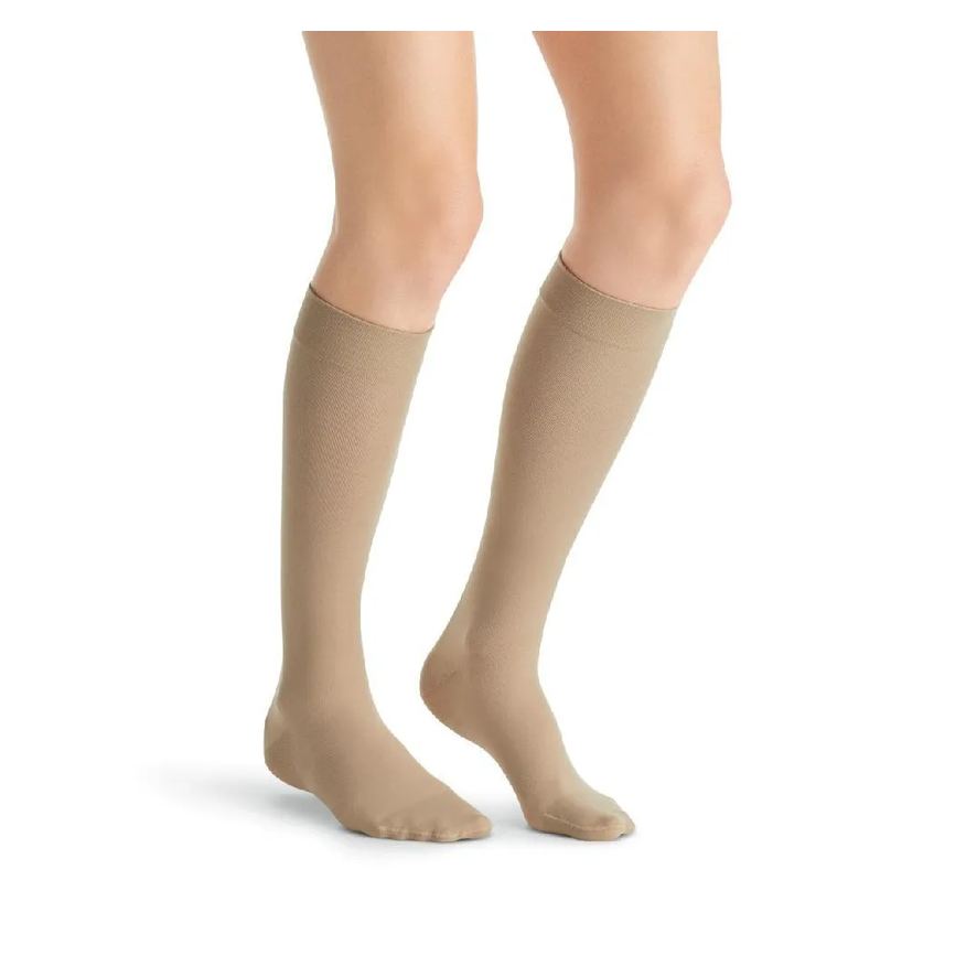 Jobst Meia de Compressão 3/4 UltraSheer 20-30 mmHg - Cor: Natural - M