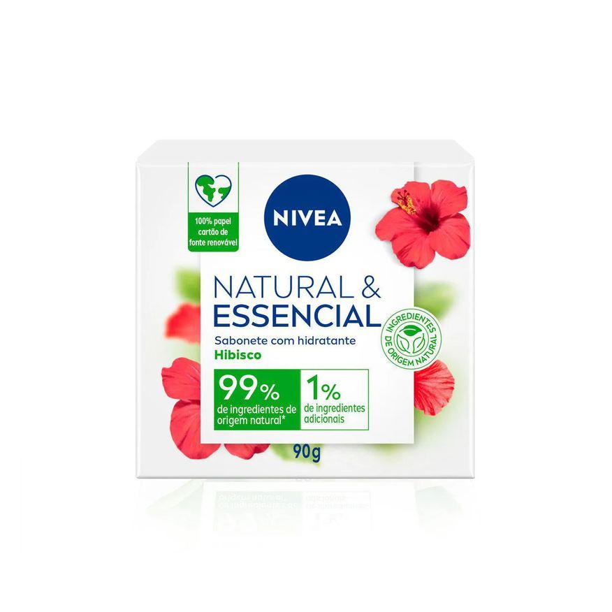 Nivea Sabonete em Barra Natural & Essencial Hibisco 90g