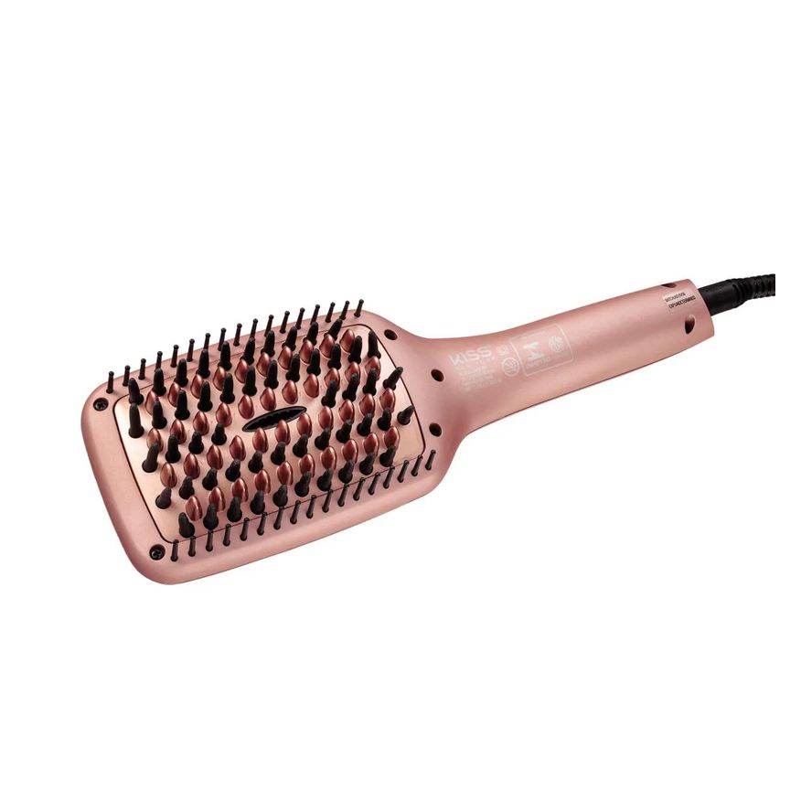 Kiss New York Escova Alisadora Linha Gold Edition Bivolt